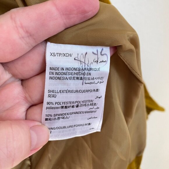 INC International Concepts Glam Velvet Gold Moto Jacket Blazer - Picture 6 of 10